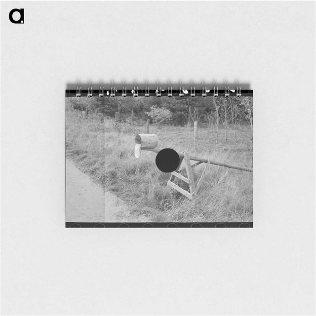 アートメモ帳-Mail Box of Cut-Over Farm, Near Northome, Minnesota
 - ラッセル リー Memo.