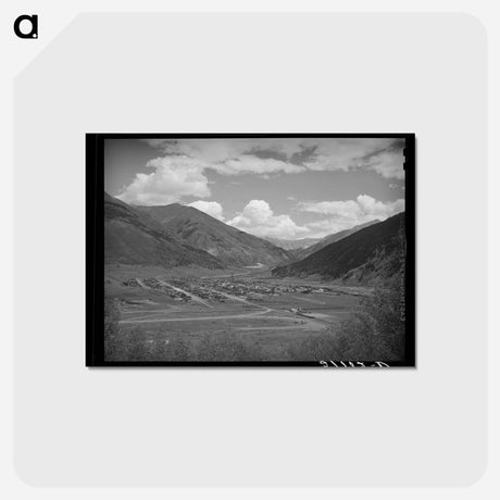 アートポストカード-Silverton, Colorado Mining Camp
 - ラッセル リー Postcard.