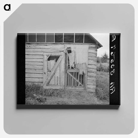 アートパネル-Entrance to Barn, Big Falls, Minnesota
 - ラッセル リー Canvas.