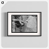 アートポスター-Piece of Ore in Hand of Prospector, Pinos Altos, New Mexico
 - ラッセル リー Poster.