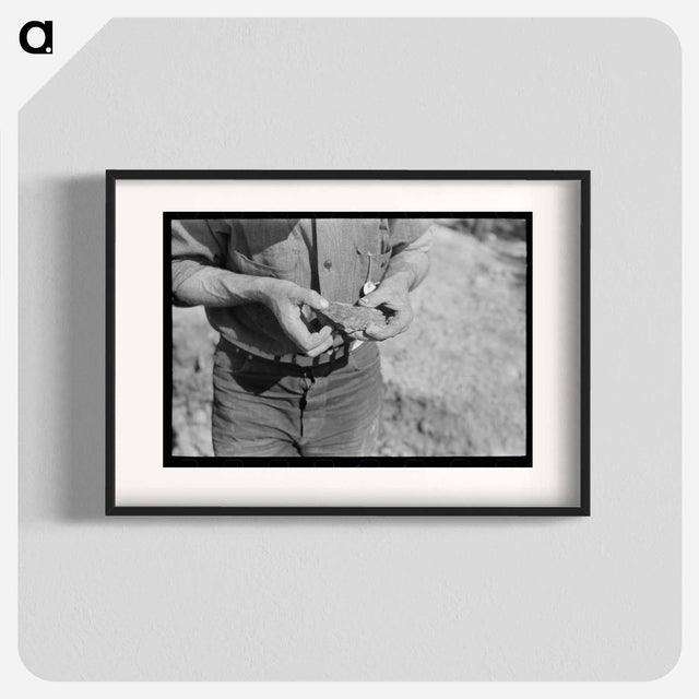 アートポスター-Piece of Ore in Hand of Prospector, Pinos Altos, New Mexico
 - ラッセル リー Poster.