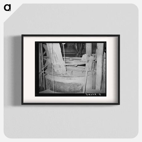 アートポスター-Cotton Seed Oil Mill, McLennan County, Texas
 - ラッセル リー Poster.