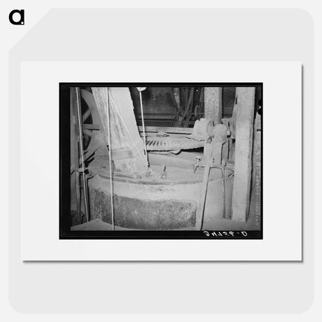 アートポスター-Cotton Seed Oil Mill, McLennan County, Texas
 - ラッセル リー Poster.
