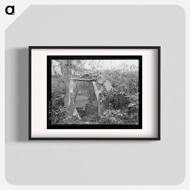 アートポスター-Privy of Agricultural Day Laborer, Webbers Falls, Oklahoma
 - ラッセル リー Poster.