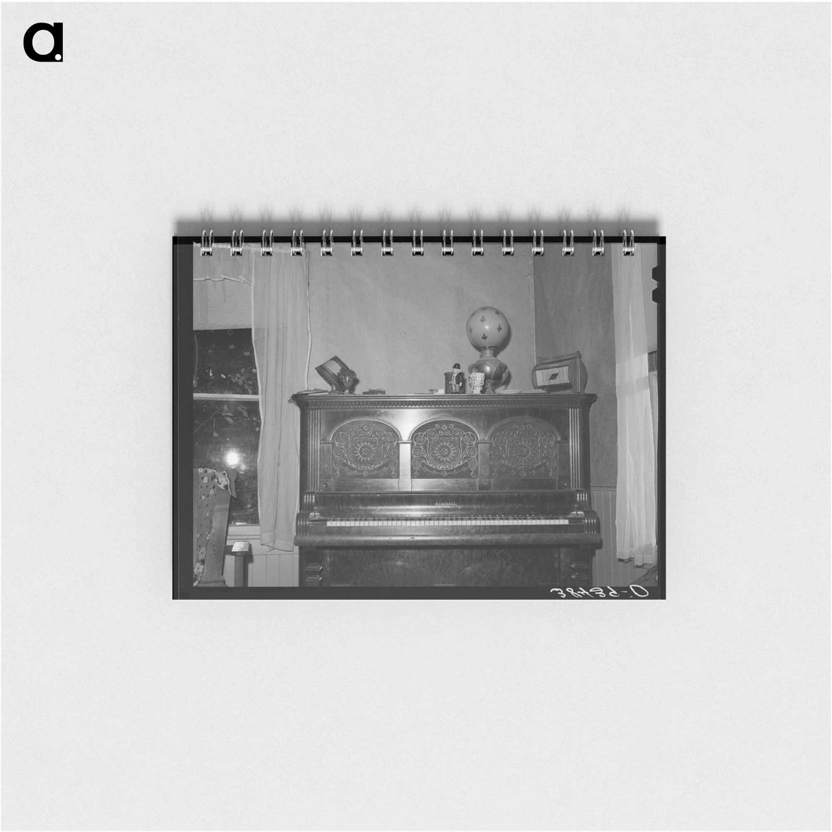 アートメモ帳-Piano in Fruit Farmer's Home
 - ラッセル リー Memo.