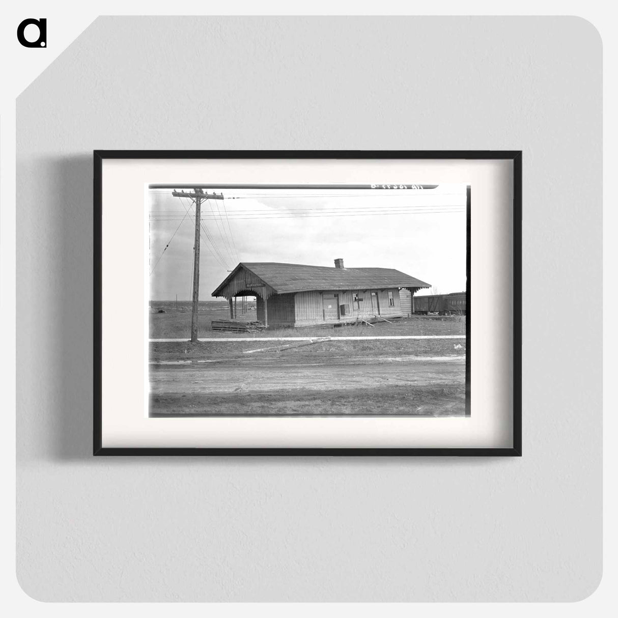 アートポスター-Shawneetown Railroad Station after the Flood
 - ラッセル リー Poster.