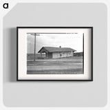 アートポスター-Shawneetown Railroad Station after the Flood
 - ラッセル リー Poster.