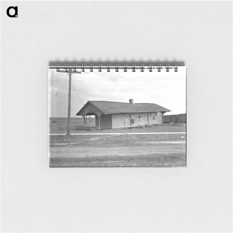 アートメモ帳-Shawneetown Railroad Station after the Flood
 - ラッセル リー Memo.
