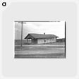 アートポストカード-Shawneetown Railroad Station after the Flood
 - ラッセル リー Postcard.