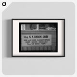 アートポスター-Union Sign at Coast Artillery Cantonment
 - ラッセル リー Poster.