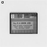 アートメモ帳-Union Sign at Coast Artillery Cantonment
 - ラッセル リー Memo.