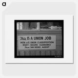 アートポスター-Union Sign at Coast Artillery Cantonment
 - ラッセル リー Poster.