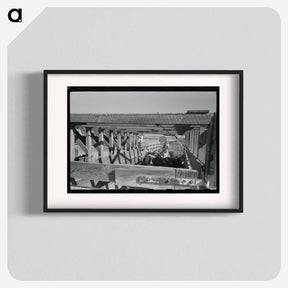 アートポスター-Cattle Corral, Brawley, California Vicinity
 - ラッセル リー Poster.