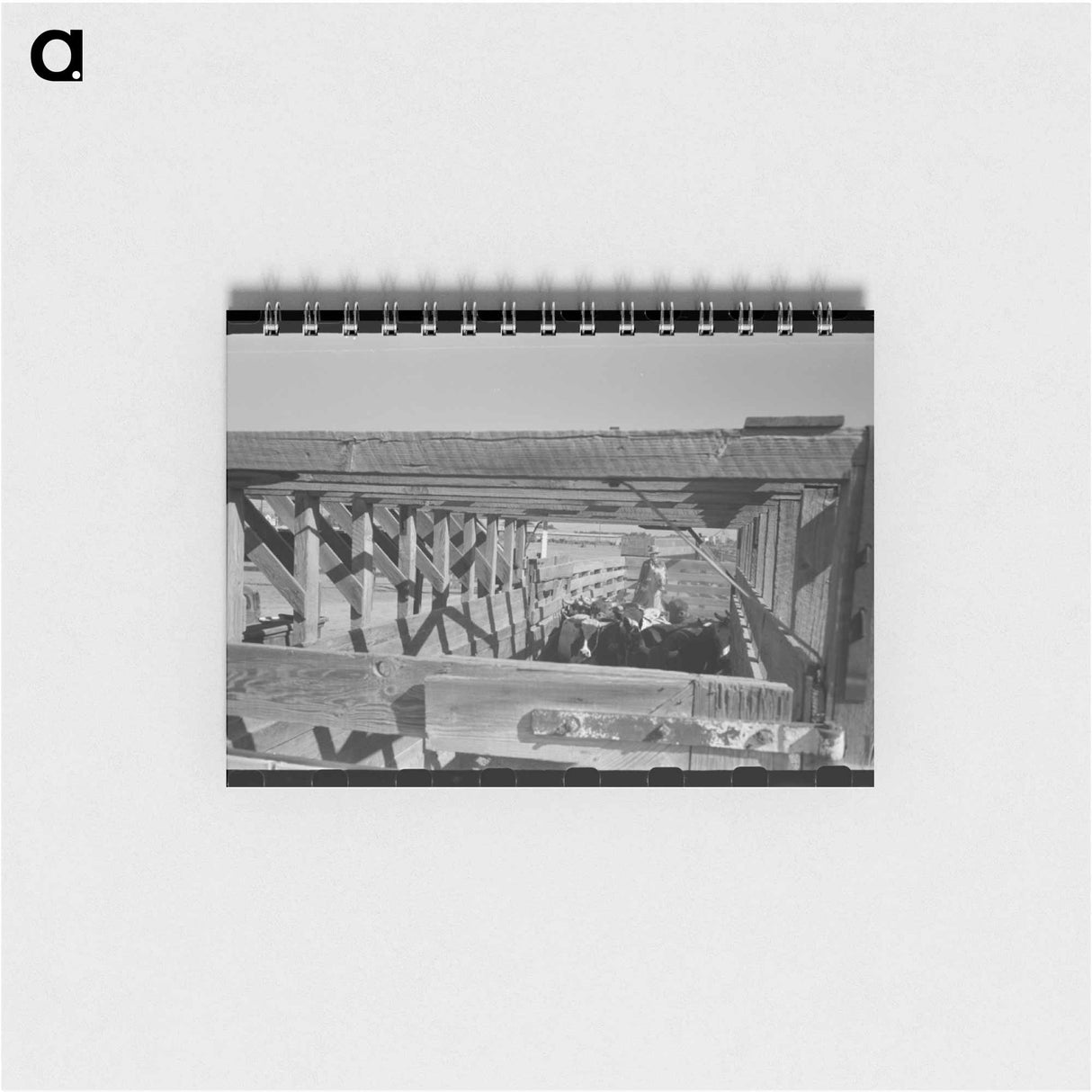 アートメモ帳-Cattle Corral, Brawley, California Vicinity
 - ラッセル リー Memo.