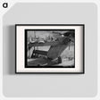 アートポスター-Wash Bench on Back Porch, Placer County, California
 - ラッセル リー Poster.