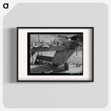 アートポスター-Wash Bench on Back Porch, Placer County, California
 - ラッセル リー Poster.