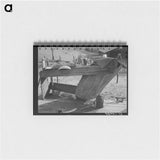 アートメモ帳-Wash Bench on Back Porch, Placer County, California
 - ラッセル リー Memo.