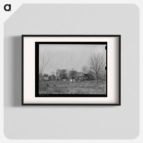 アートポスター-Typical Farmstead near Lake Providence, Louisiana
 - ラッセル リー Poster.