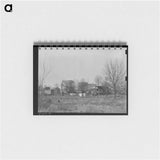 アートメモ帳-Typical Farmstead near Lake Providence, Louisiana
 - ラッセル リー Memo.