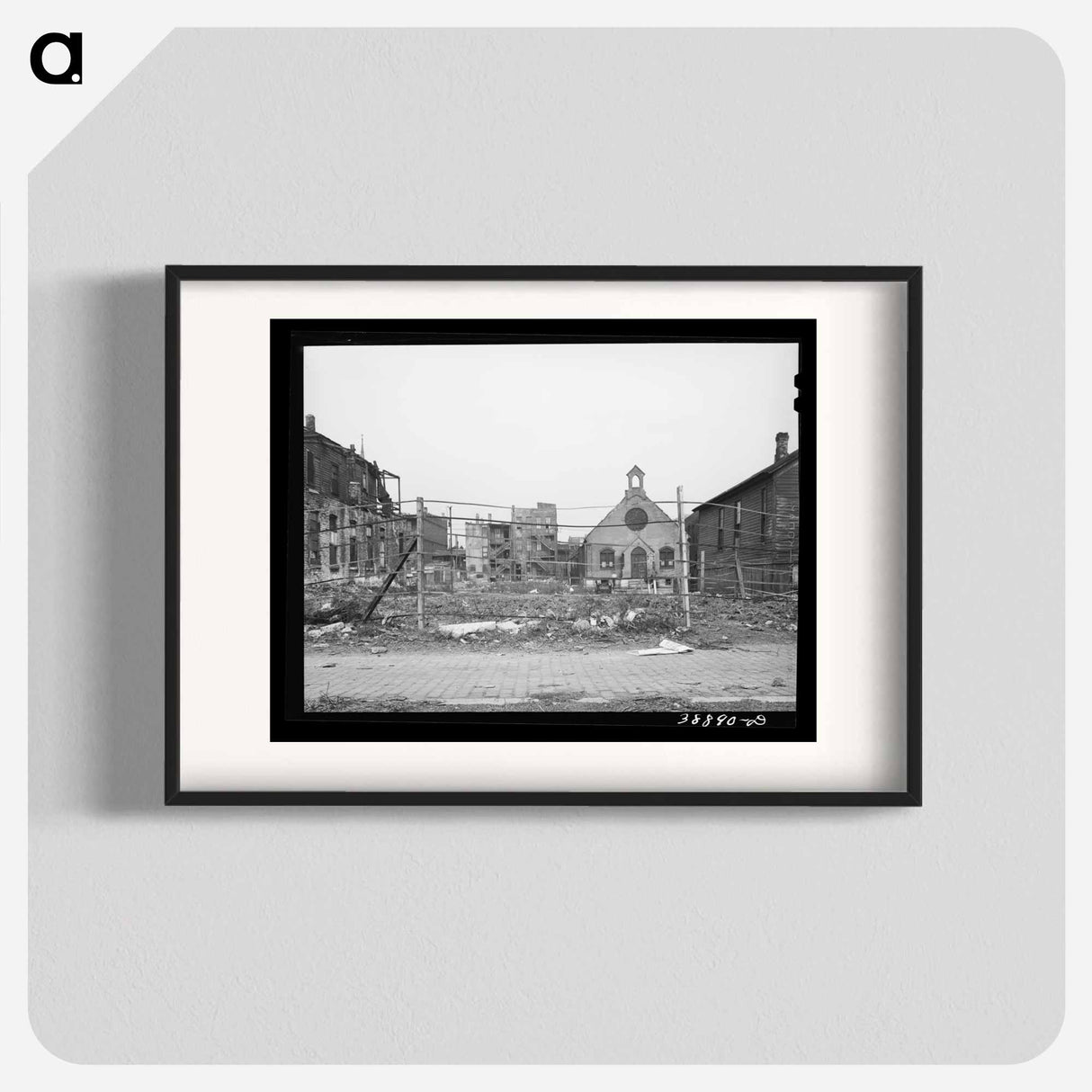 アートポスター-Chicago Scene
 - ラッセル リー Poster.