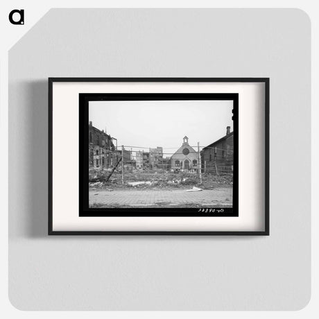 アートポスター-Chicago Scene
 - ラッセル リー Poster.