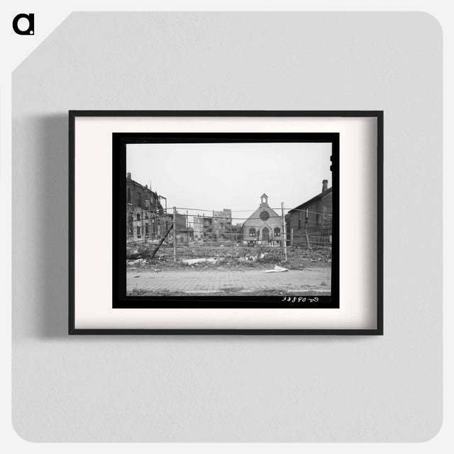 アートポスター-Chicago Scene
 - ラッセル リー Poster.