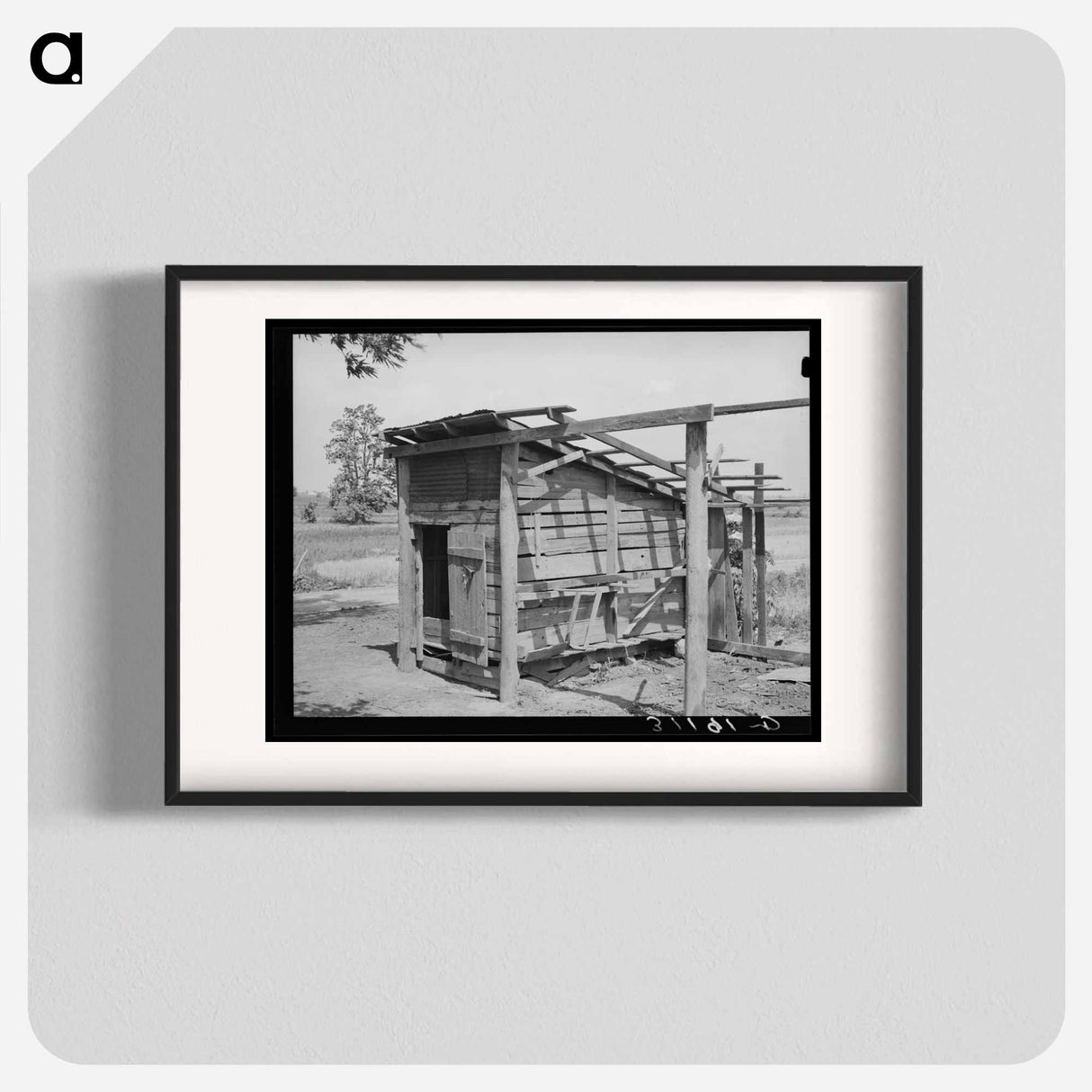 アートポスター-Sharecropper's Shed, Southeast Missouri Farms
 - ラッセル リー Poster.