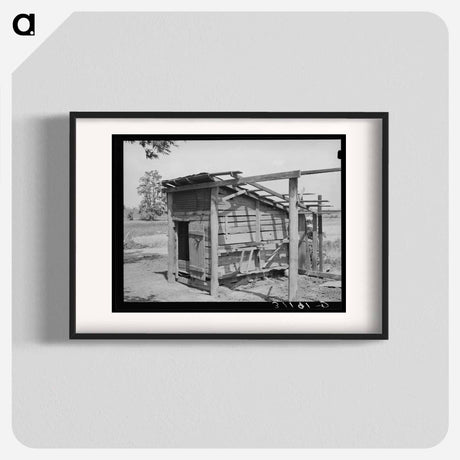 アートポスター-Sharecropper's Shed, Southeast Missouri Farms
 - ラッセル リー Poster.