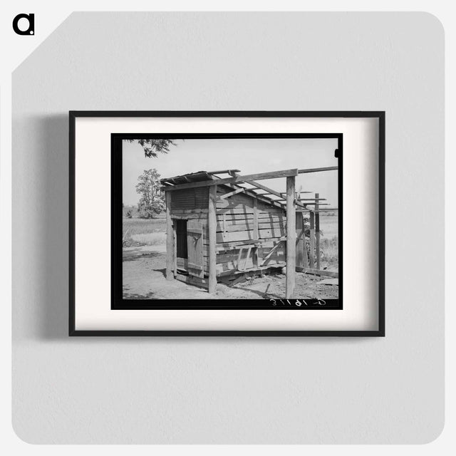アートポスター-Sharecropper's Shed, Southeast Missouri Farms
 - ラッセル リー Poster.