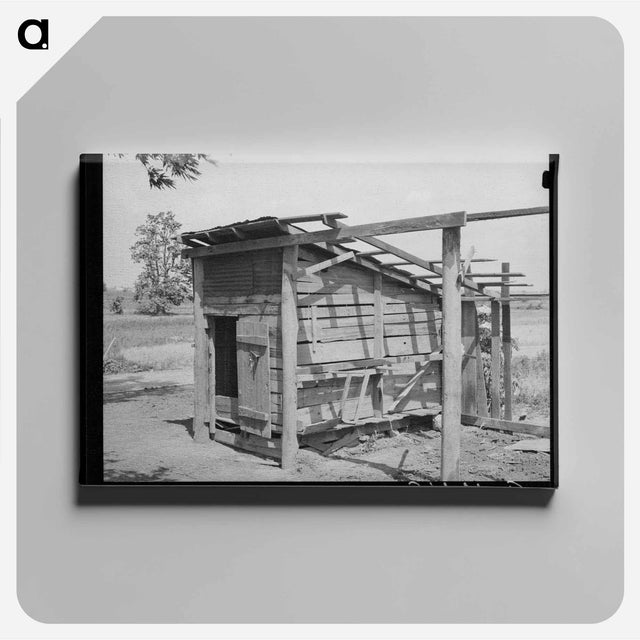 アートパネル-Sharecropper's Shed, Southeast Missouri Farms
 - ラッセル リー Canvas.