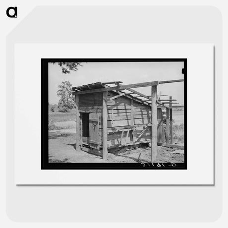 アートポスター-Sharecropper's Shed, Southeast Missouri Farms
 - ラッセル リー Poster.