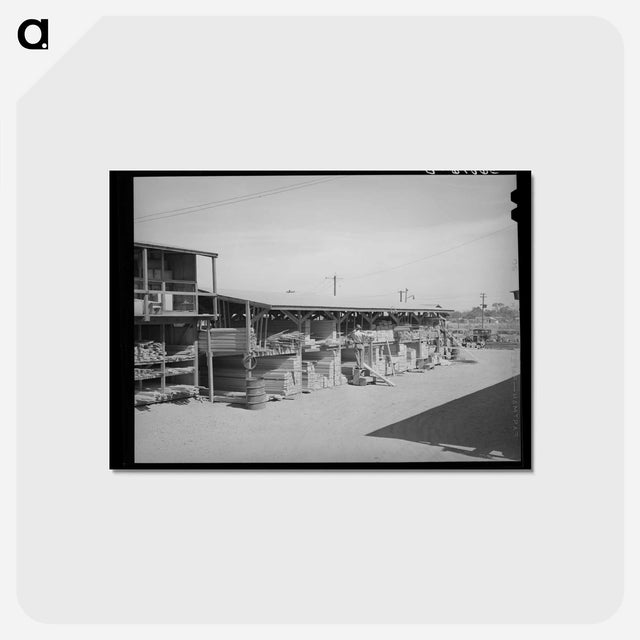 アートポストカード-Lumber Transport, Phoenix, Arizona
 - ラッセル リー Postcard.