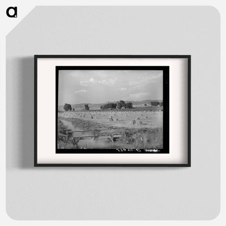 アートポスター-Irrigation Ditch Leading to Farm, Montrose
 - ラッセル リー Poster.