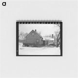 アートメモ帳-Iowa Farmhouse with Manure Bank
 - ラッセル リー Memo.