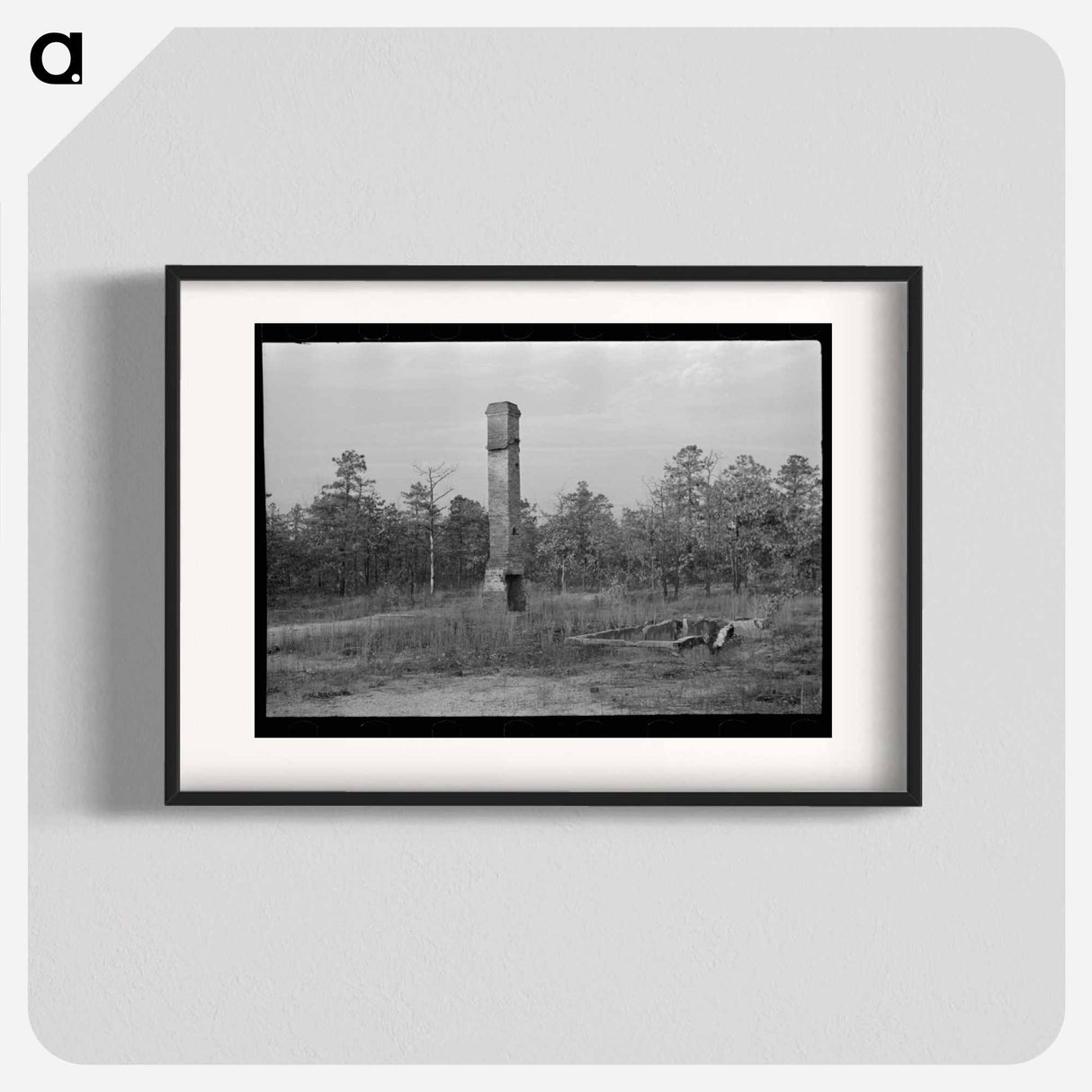 アートポスター-Remains of House Destroyed by Fire, Cut-Over Area, New Jersey
 - ラッセル リー Poster.