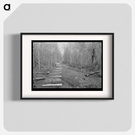 アートポスター-Fenceposts, Chicot Farms, Arkansas
 - ラッセル リー Poster.