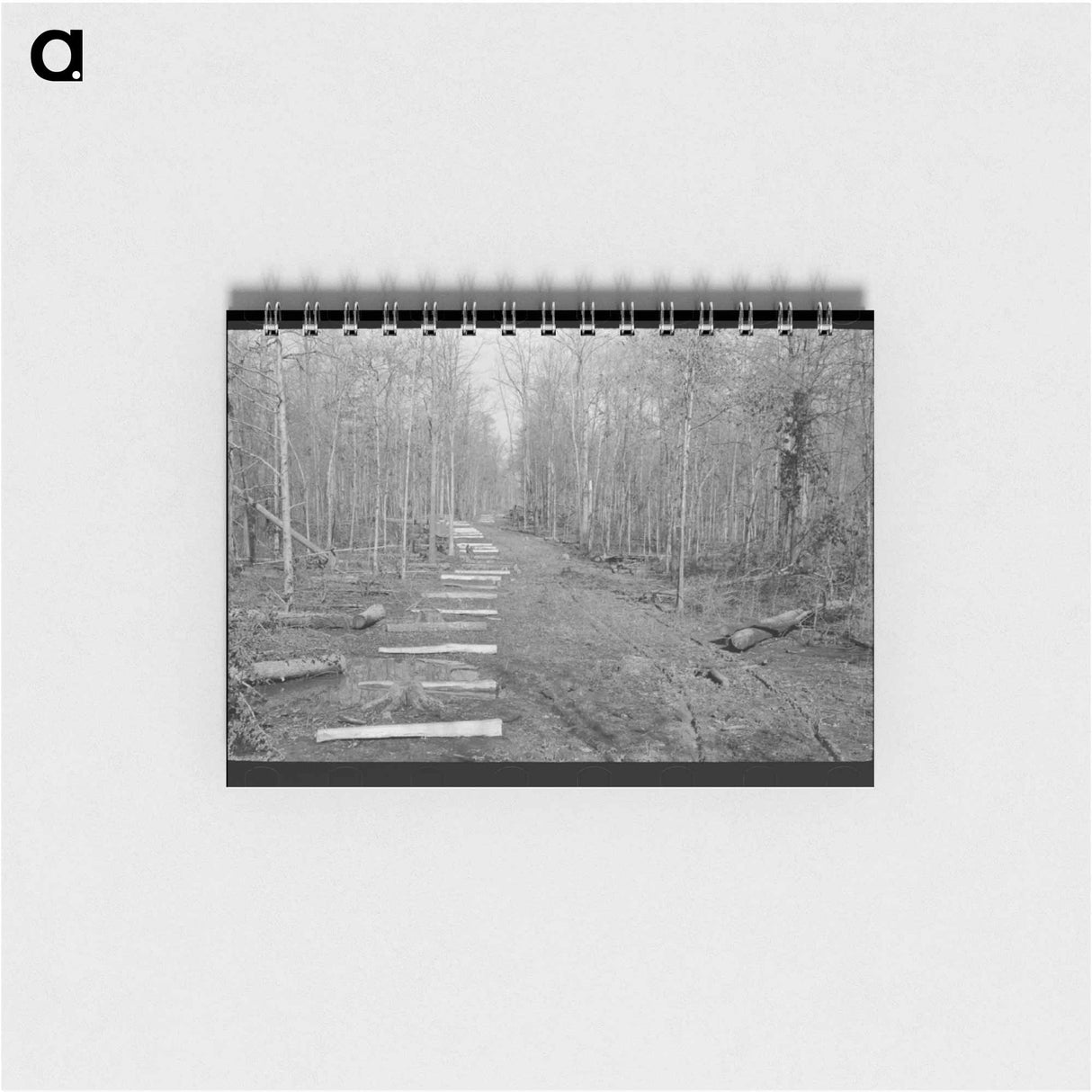 アートメモ帳-Fenceposts, Chicot Farms, Arkansas
 - ラッセル リー Memo.