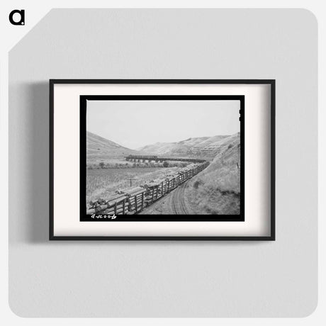 アートポスター-Logging Train, Spalding Junction, Idaho
 - ラッセル リー Poster.