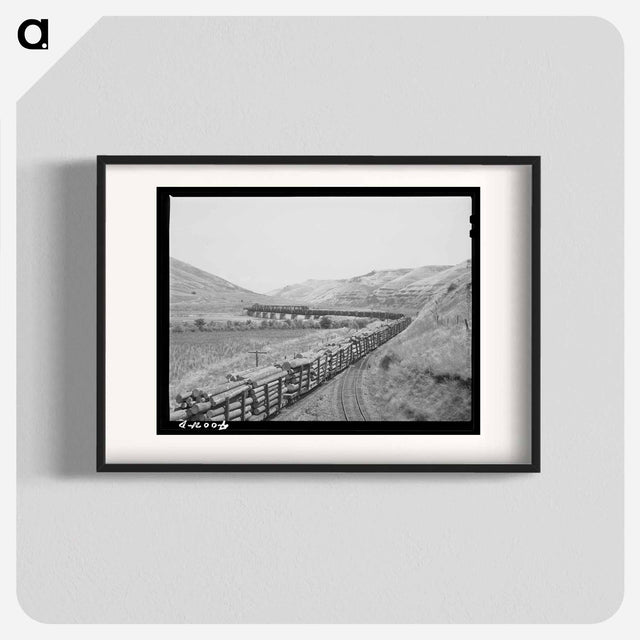 アートポスター-Logging Train, Spalding Junction, Idaho
 - ラッセル リー Poster.