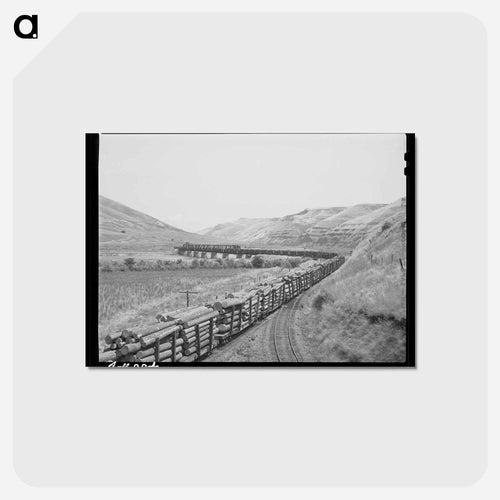Logging Train, Spalding Junction, Idaho
- ラッセル リー Postcard.