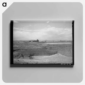 アートパネル-Corral of Farmer and Outlying Farming Country, Box Elder County, Utah
 - ラッセル リー Canvas.