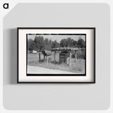 アートポスター-Mail Boxes and Parcel Room, Highway 160, San Juan County, Utah
 - ラッセル リー Poster.