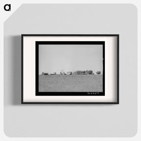 アートポスター-Farmstead in De Witt County, Texas
 - ラッセル リー Poster.