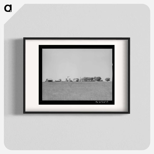アートポスター-Farmstead in De Witt County, Texas
 - ラッセル リー Poster.