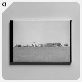 アートパネル-Farmstead in De Witt County, Texas
 - ラッセル リー Canvas.