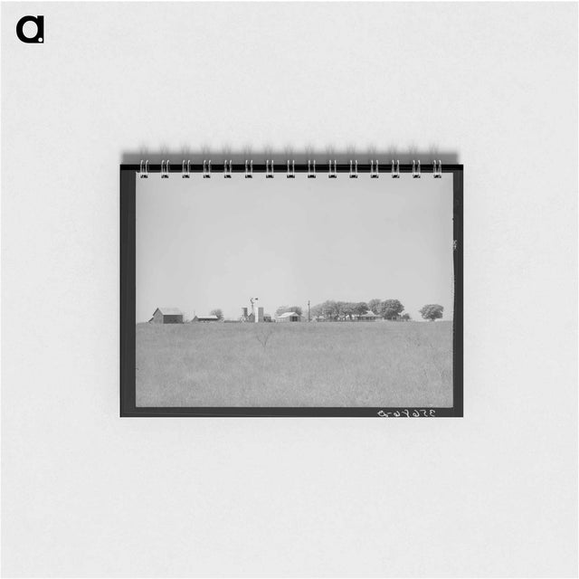 アートメモ帳-Farmstead in De Witt County, Texas
 - ラッセル リー Memo.