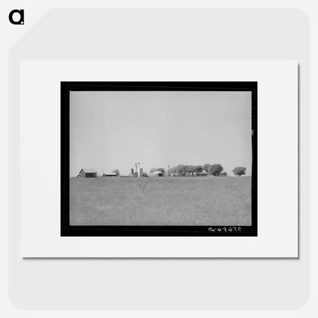 アートポスター-Farmstead in De Witt County, Texas
 - ラッセル リー Poster.