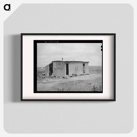 アートポスター-Home of WPA Worker, Muskogee County, Oklahoma
 - ラッセル リー Poster.