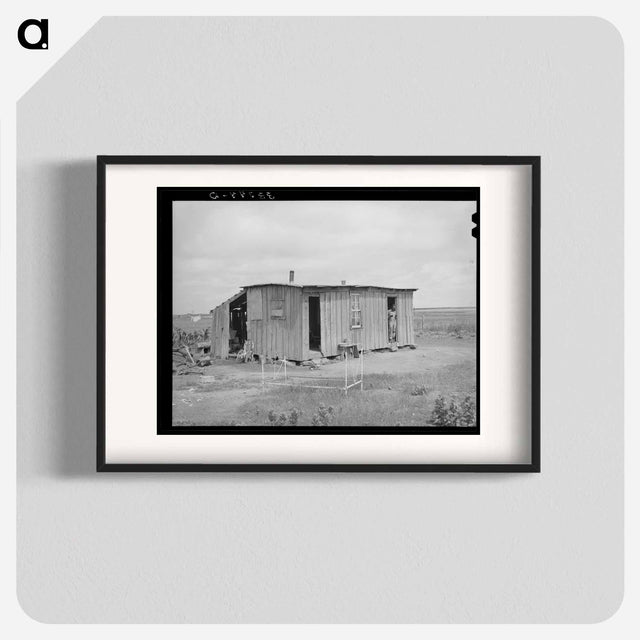 アートポスター-Home of WPA Worker, Muskogee County, Oklahoma
 - ラッセル リー Poster.