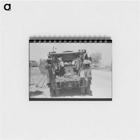 アートメモ帳-Telephone Lineman's Repair Truck at Casa Grande Valley Farms, Pinal County, Arizona
 - ラッセル リー Memo.